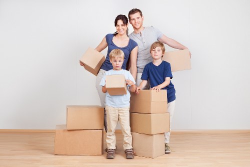 Local transfer station and waste separation for a man and van service