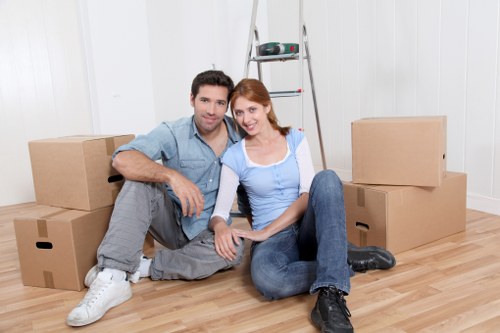 Customer agreement paperwork for moving services