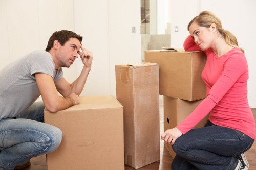 Local movers handling furniture and boxes during a home relocation in Nags Head
