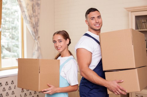 Local movers handling a house move near the beach in Nags Head